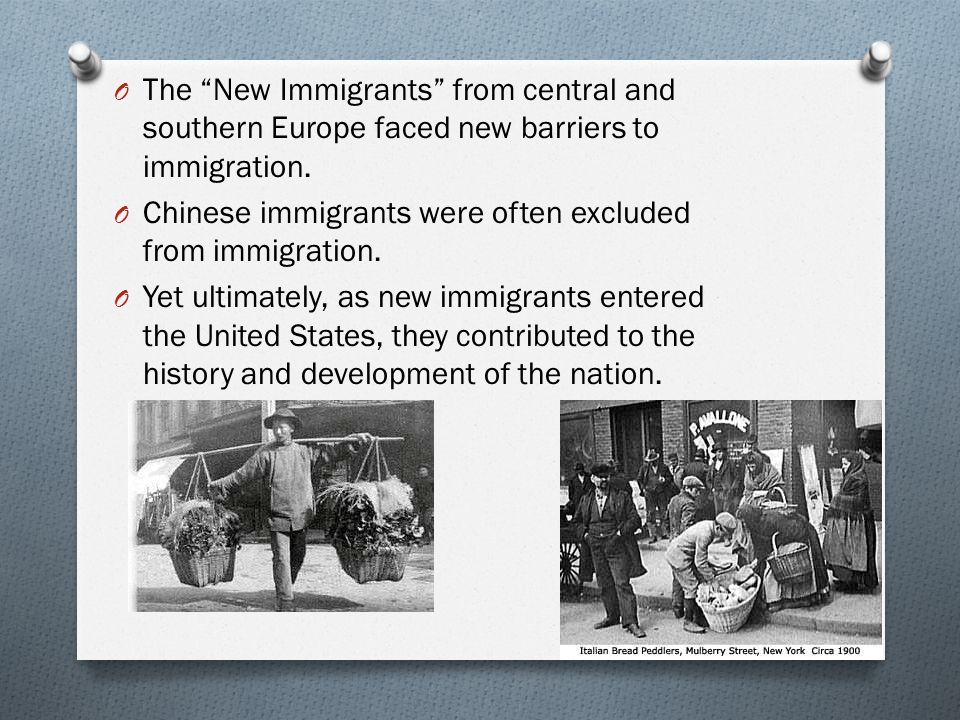 The role of immigration in the development of the united states as a nation